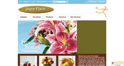 Desktop Screenshot of joyceflorist.net